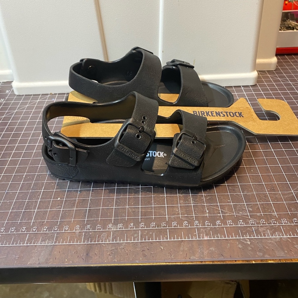 Birkenstock Matte Black Sandals